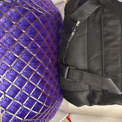 Purple Back Cushion Pressure Reducing Grid Designed for Ultimate Comfort