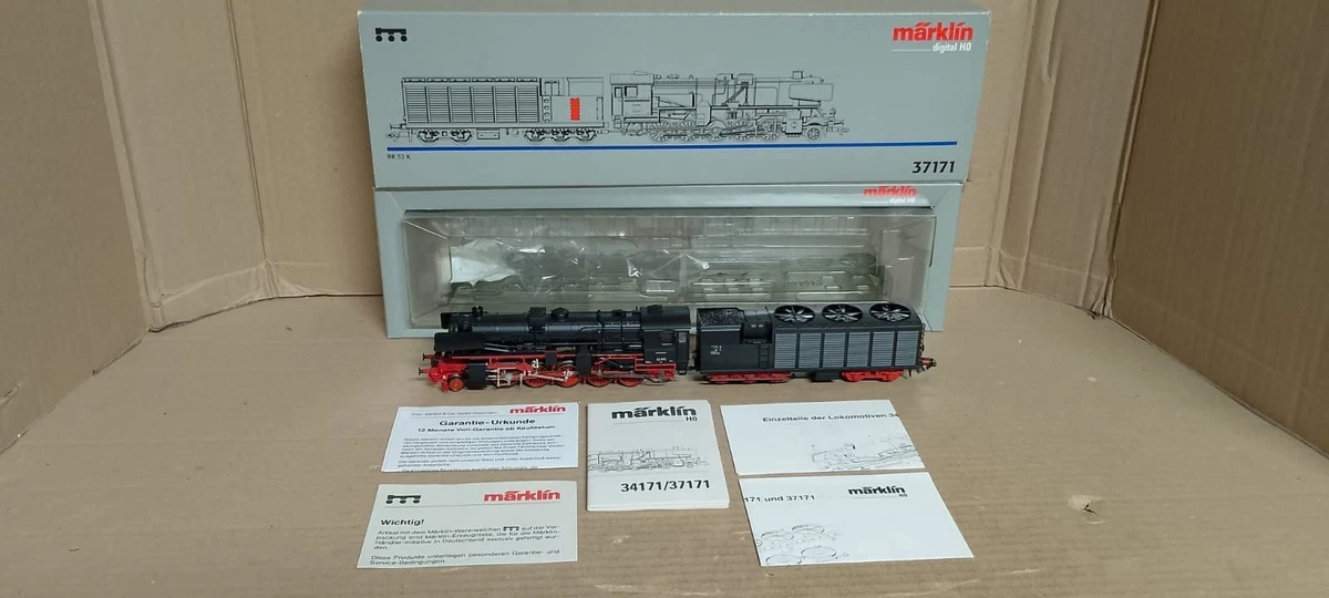 Märklin 37171 Dampflok BR52 191 m Kondenstender DRG Epoche 2 OVP Video XXL Fotos