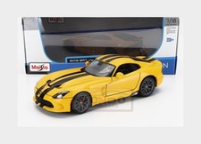 1:18 MAISTO Dodge Viper Gts Srt Coupe 2013 Yellow Black MI31128Y MMC