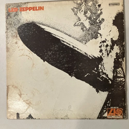 LED Zeppelin Self-Titled Vinyl LP Record 1841 Broadway On Label VG Vinyl VG