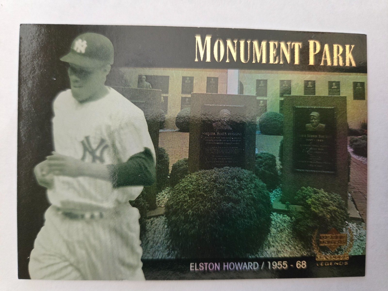 2000 Upper Deck Yankees Legends Baseball MONUMENT PARK MP6 Elston Howard, NYY