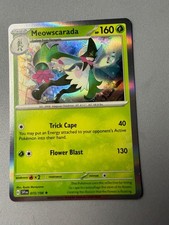 Pokemon TCG * Scarlet & Violet * 15/198 Meowscarada HOLO RARE * FRESH PK