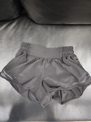 Lululemon Hotty Hot Low Rise Short II *2.5'' W7AUSR Lined Black Women's Size 2