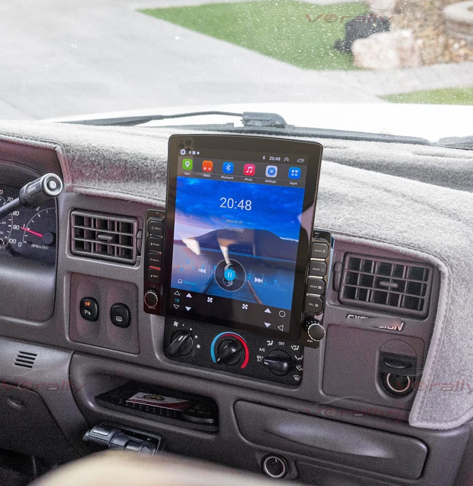 for 2000 2001 2002 2003 Ford Excursion Double Din Radio Android Stereo CarPlay Foto 3 de 4