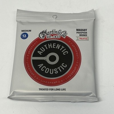 Martin MA550T Authentic Acoustic Lifespan 2.0 Medium Strings 13-56