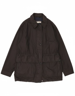 BELFE & BELFE Womens Windbreaker Jacket UK 16 Large Black Cotton AV01