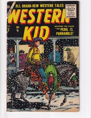 Western Kid #8 Atlas Comics John Romita Art 1956 VG