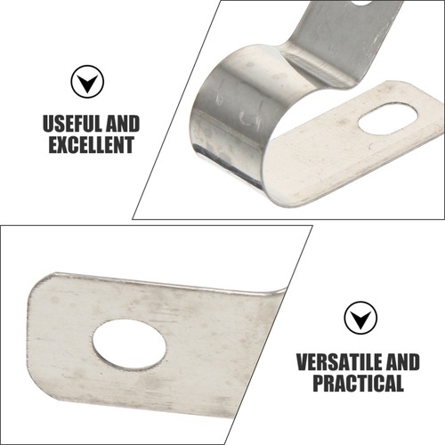 50 Pcs Verdickter R-förmiger Drahtclip Kabelclips Drahtbefestigungsclip - Afbeelding 5 van 12