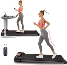 3 in 1 Treadmill, Portable Under Desk Walking Pad with Incline for Home/Offic...