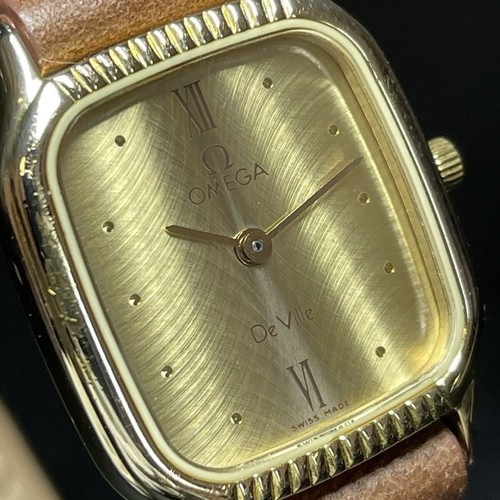 Omega De Ville Cal.1450 Gold Watch Movable Case - Picture 6 of 10