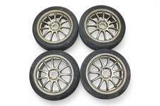 Jdm Work Emotions 11r 4x114.3 Matte Bronze Staggered Wheel Set 17x717x8