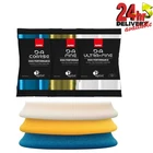 3 X RUPES DA 80x100mm Bigfoot Compound Foam Polishing Pad Coarse Fine UltraFine