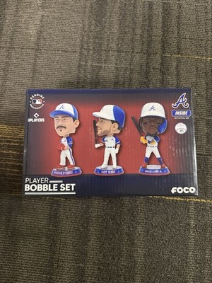 Atlanta Braves FOCO Matt Olson Ronald Acuna Jr. Spencer Strider Mini Bobbleheads
