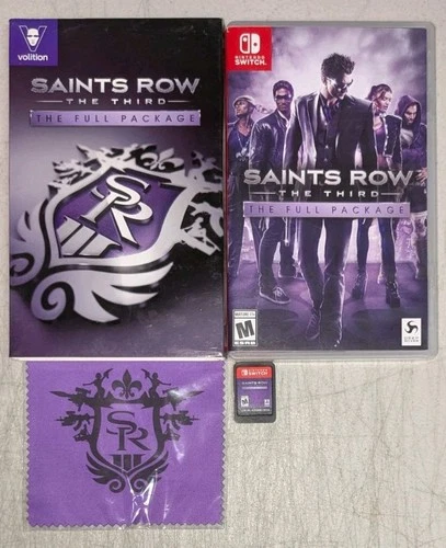 Saints Row: The Third The Full Package (Nintendo Switch) Complete w/ Slipcover
