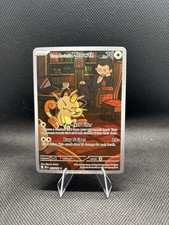 Pokémon Team Rocket's Meowth 203/182 Illustration Rare Full Art Holo