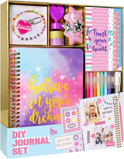DIY Journal Kit for Teen Girls 26PCS Scrapbook Set Gifts for Ages 8 14