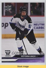 2024 Upper Deck PWHL 1st Edition Purple Victoria Bach #32 READ 0mf0