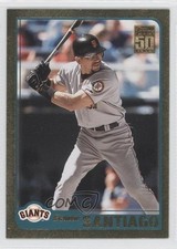 2001 Topps Traded & Rookies Gold 404/2001 Benito Santiago #T56 0a1