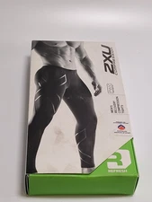 2XU Men’s Refresh Recovery Compression Tights Graduated Compression Size ST