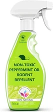 All Natural Peppermint Oil Spray, Non-Toxic Rat Repellent to Repel Mice and Rats