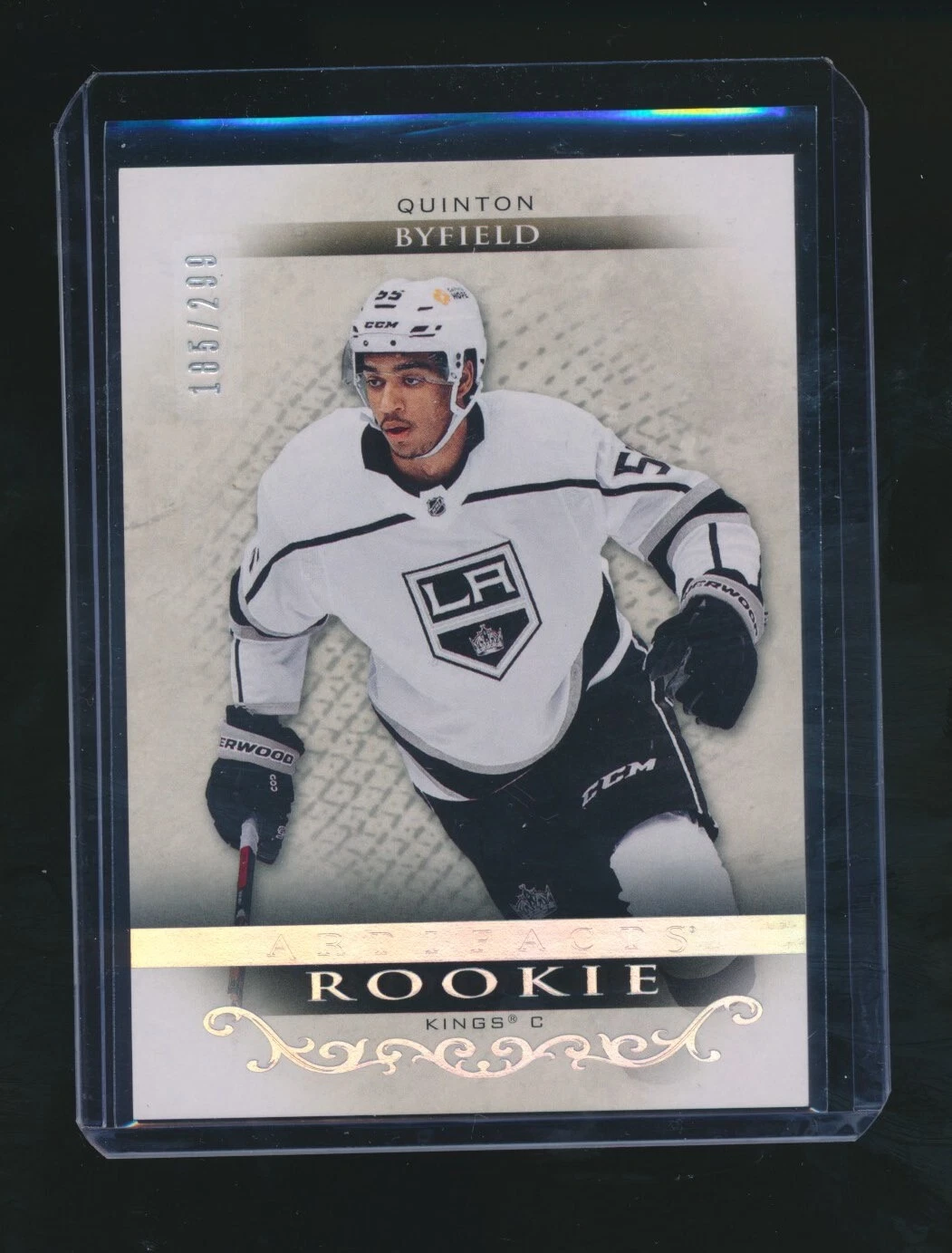 QUINTON BYFIELD 2021-22 UPPER DECK ARTIFACTS SILVER SPECTRUM ROOKIE 185/299