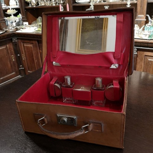 Seltener Art Deco Kosmetikkoffer aus dem Hause S.T. Dupont - Bild 2 von 10