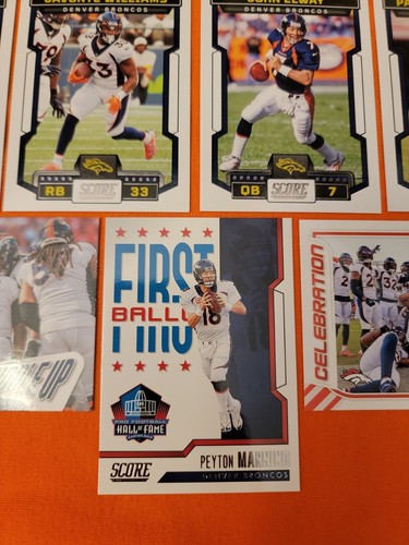 🔵🟠 2023 Score Football Team Set Denver Broncos + Inserts (15 Cards) 🟠🔵 - 第 6/7 張圖片