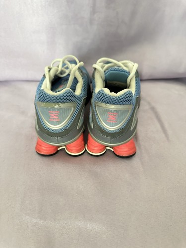 NIKE SHOX 316874 Blue Gray Pink Sneakers Womens Size US 8 EUR 39 - Picture 3 of 9