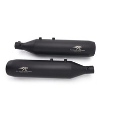 RED ROOSTER Astral Exhaust Silencer, Black Matt | 650 Super Meteor