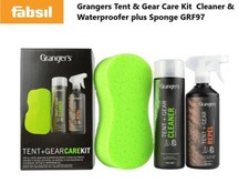 Grangers Tent & Gear Care Kit  Cleaner & Waterproofer plus Sponge GRF97