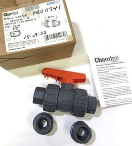 Nibco Chemtrol U45TB-V 1/2" Ball Valve 39923240828 | eBay