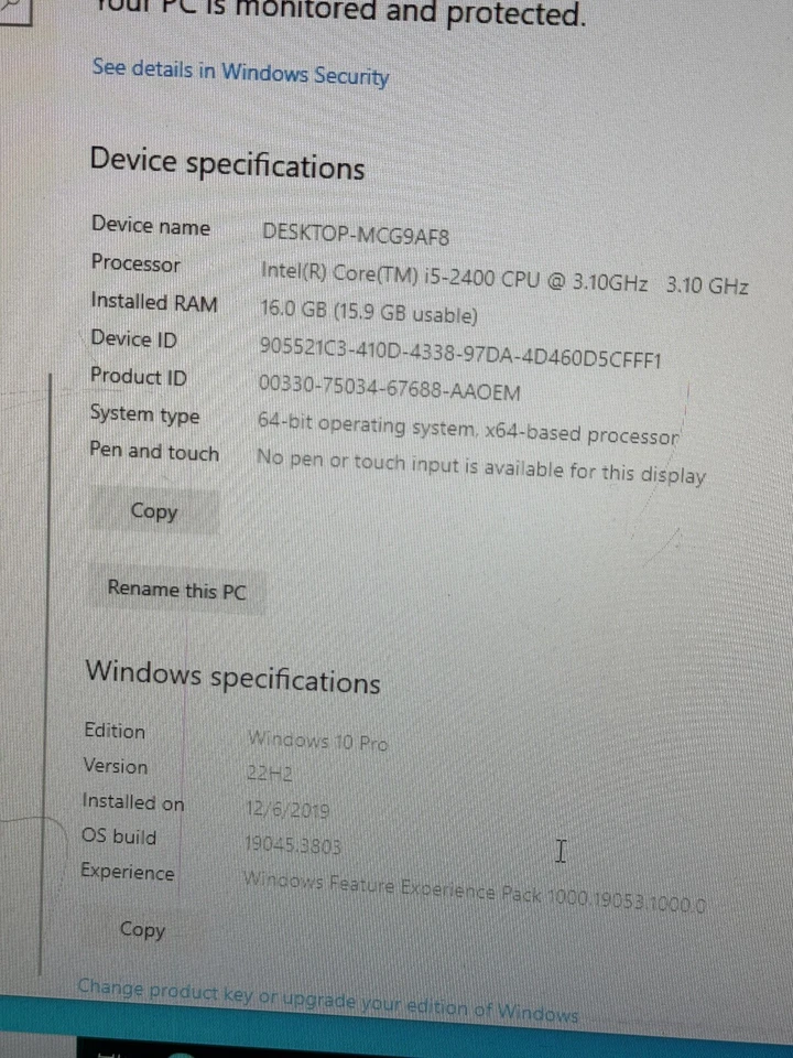 Dell OptiPlex 990 SFF Core i5-2400 3.1 GHz 16GB RAM 128GB SSD Windows 10 Pro - Image 3 of 4