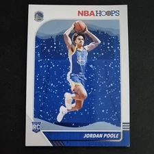 2019-20 Panini NBA Hoops Winter Jordan Poole #223 Rookie RC Warriors