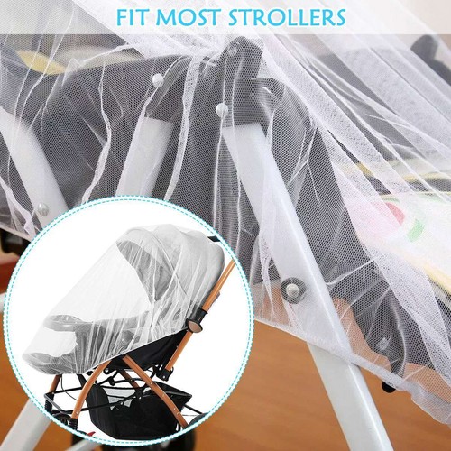 2024 Baby Mosquito Net For Stroller Car Seat Infant Bug Protection Insect Cover - Picture 8 of 16