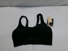 H916 TRUEKIND Daily Comfort Wireless Shaping Bra Black Size 2XL