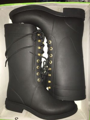 sam edelman black rain boots