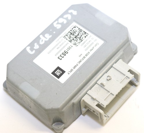 Opel Insignia B Start Stop Converter Spannungsregler 13519833 Steuergerät