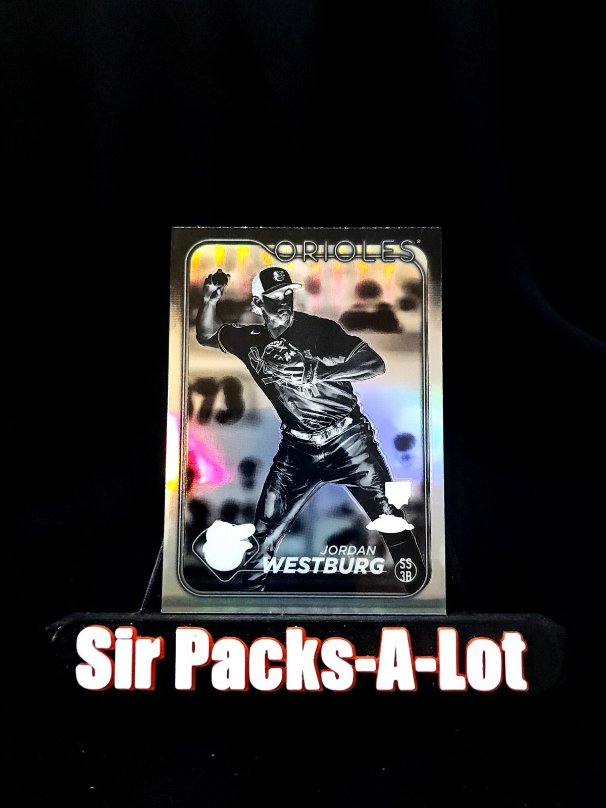 Negative Refractor 2024 Topps Chrome -  #277 Jordan Westburg (RC)