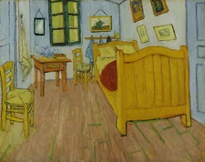 VINCENT VAN GOGH Poster or Rolled Canvas Print "Bedroom in Arles"
