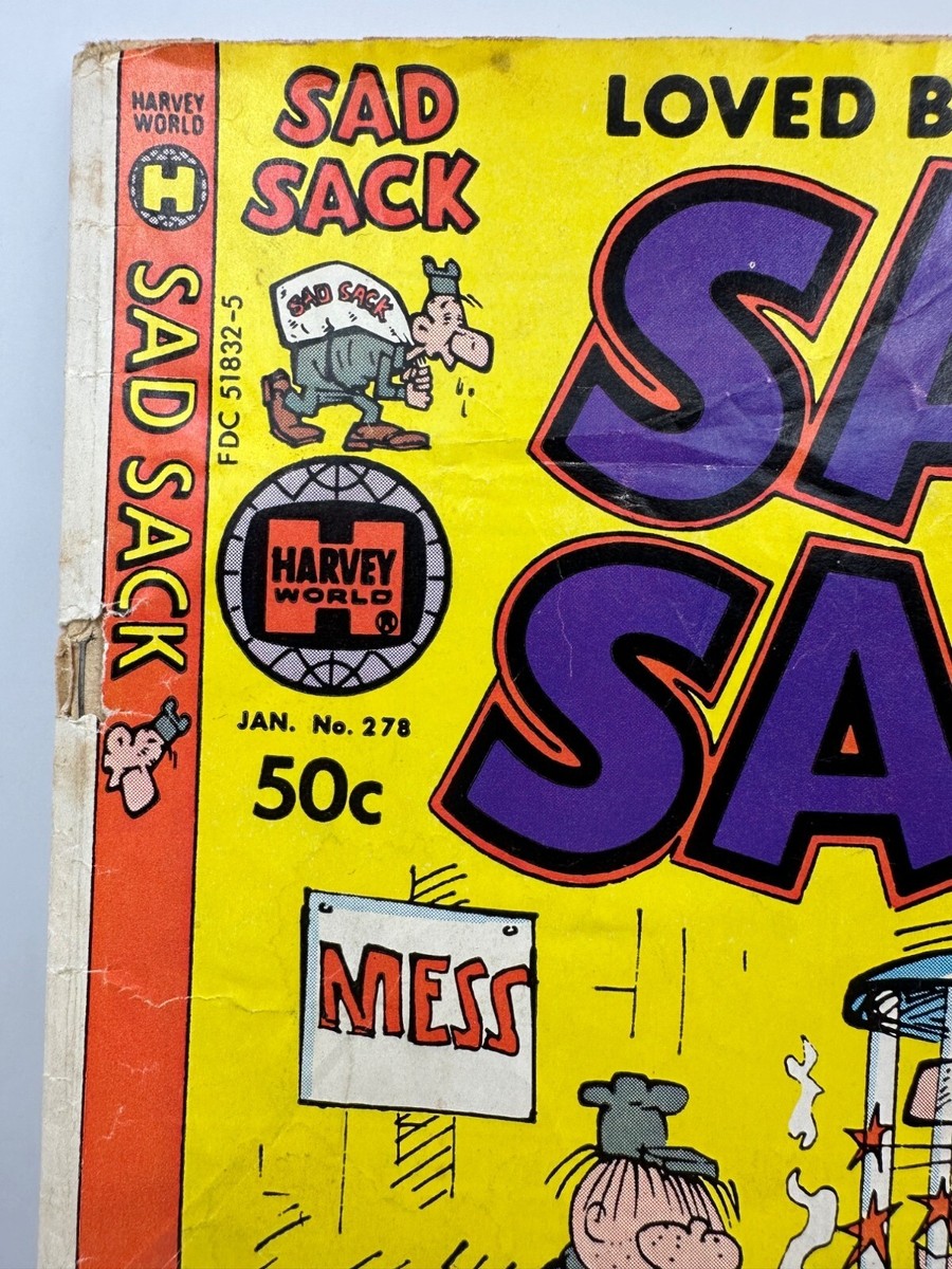 Vintage Sad Sack Comic Book No. 278 Harvey Publications 1976 | eBay