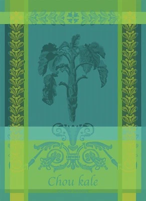 GARNIER-THIEBAUT Garnier Thiebaut French Food Cook Kitchen Towel Vegetable Green CABBAGE KALE