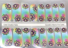 Color Nail Polish Strips 16ct Limited. Pastel Sunset READ DESCRIPTION BELOW