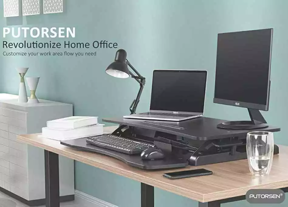 PUTORSEN 32 inch Standing Desk Converter