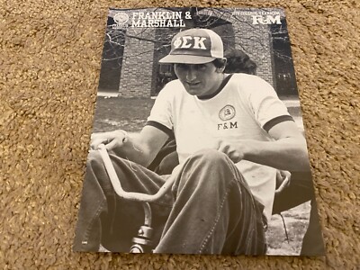 VBK6 ADVERT 11X8 F&M FRANKLIN & MARSHALL 1978 COLLEGE YEARBOOK