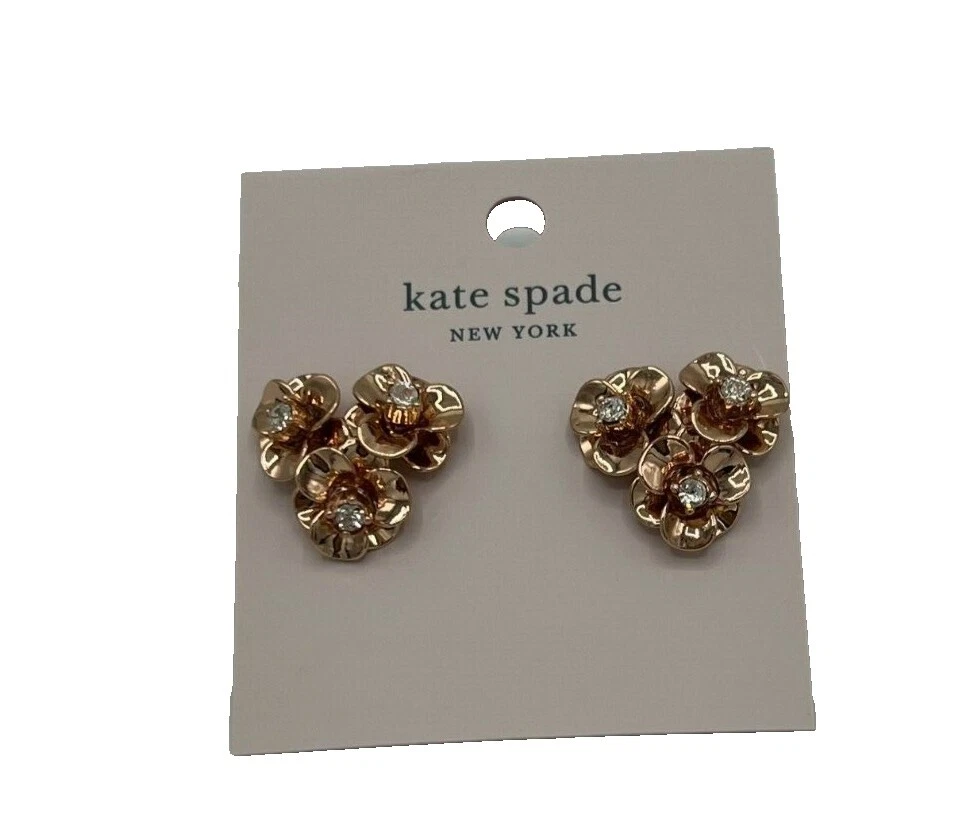 Модные серьги Kate Spade New york цветы и растения