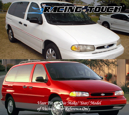 JDM Visors Deflector Front 2pcs Only Rain Guard Ford Windstar 1995-2003 95-03 - Bild 7 von 7