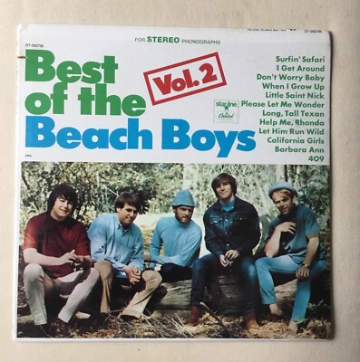 The Beach Boys Capitol Star Line Best of The Beach Boys VOL. 2 Mint vinyl album