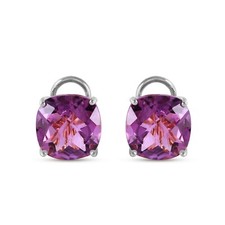 14K. GOLD FRENCH CLIPS EARRING WITH NATURAL A...