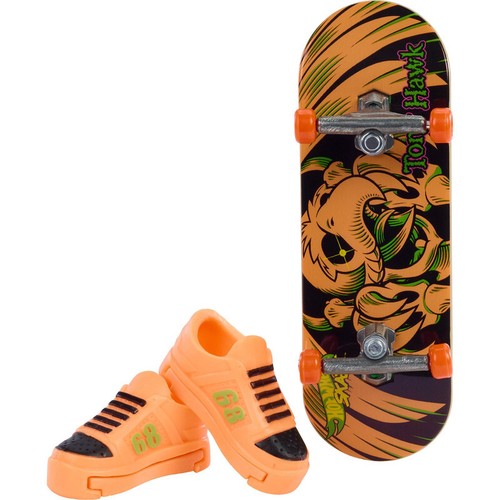 Hot Wheels Skate Neon Bones Tony Hawk Diapasón Zapatos de Skate, Trituradora de Gritos