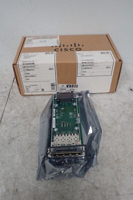 Cisco Catalyst C3KX-NM-1G 4 SFP Ports Network Module for Cisco 3560X & 3750X NEW